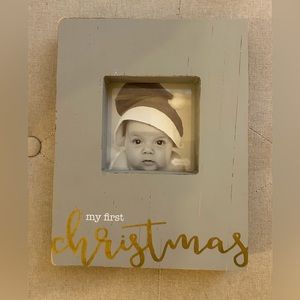 Mud Pie- My First Christmas Frame Nursery Decor